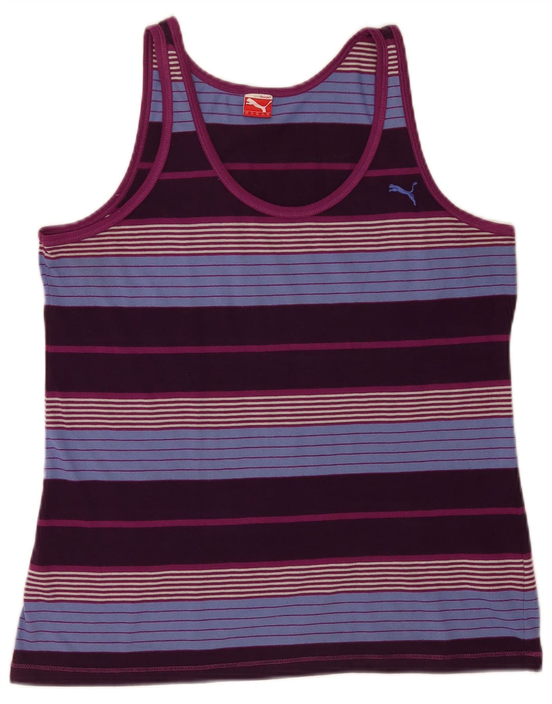 Colete feminino Puma UK 16 grande poliéster listrado multicolorido esportivo
