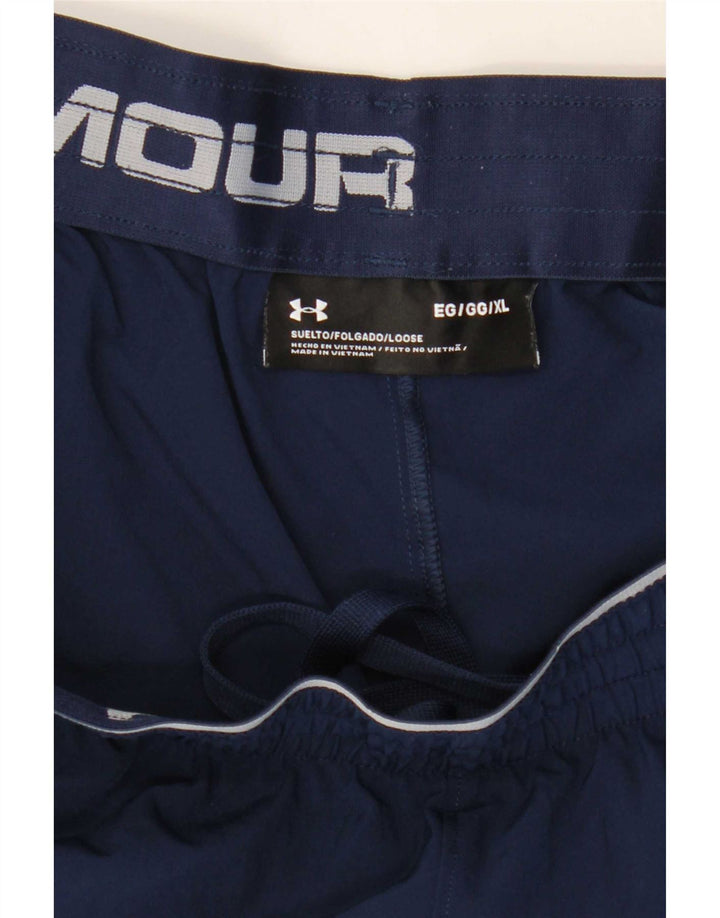 Shorts esportivos masculinos Under Armour XL azul marinho
