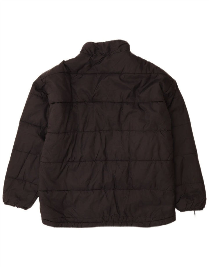 Jaqueta acolchoada masculina Kappa UK 40 grande poliamida preta