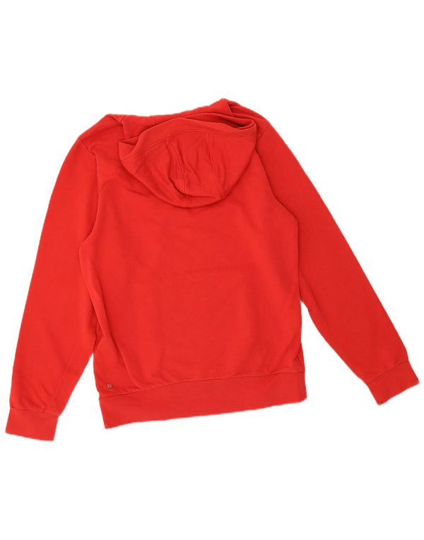 Jumper com capuz gráfico Puma Boys 13-14 anos algodão vermelho