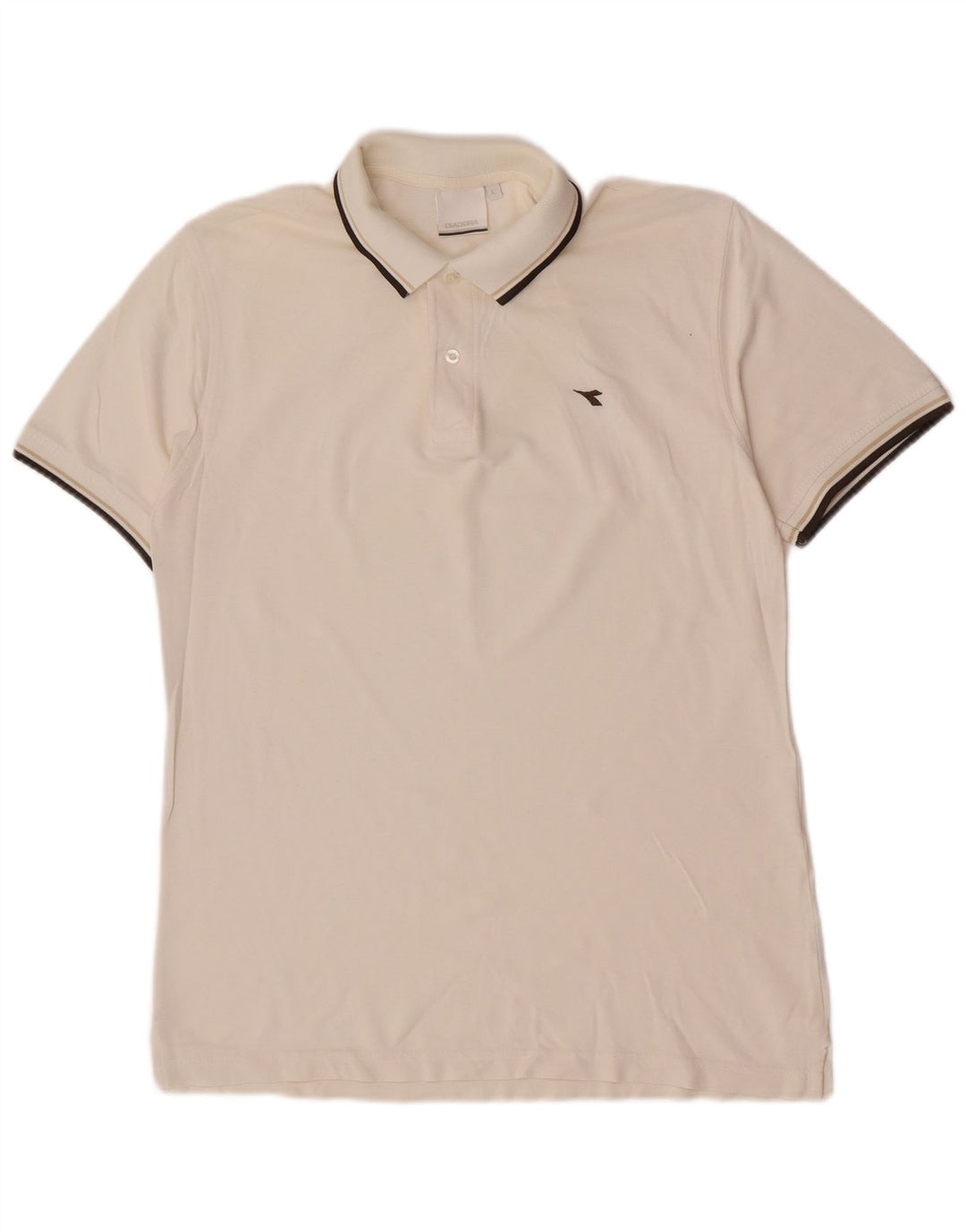 Camisa polo masculina Diadora grande branca