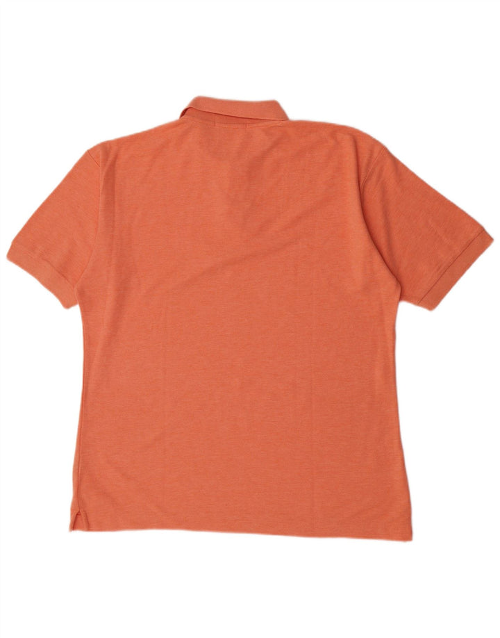 Camisa polo masculina Fila IT 50 algodão laranja médio
