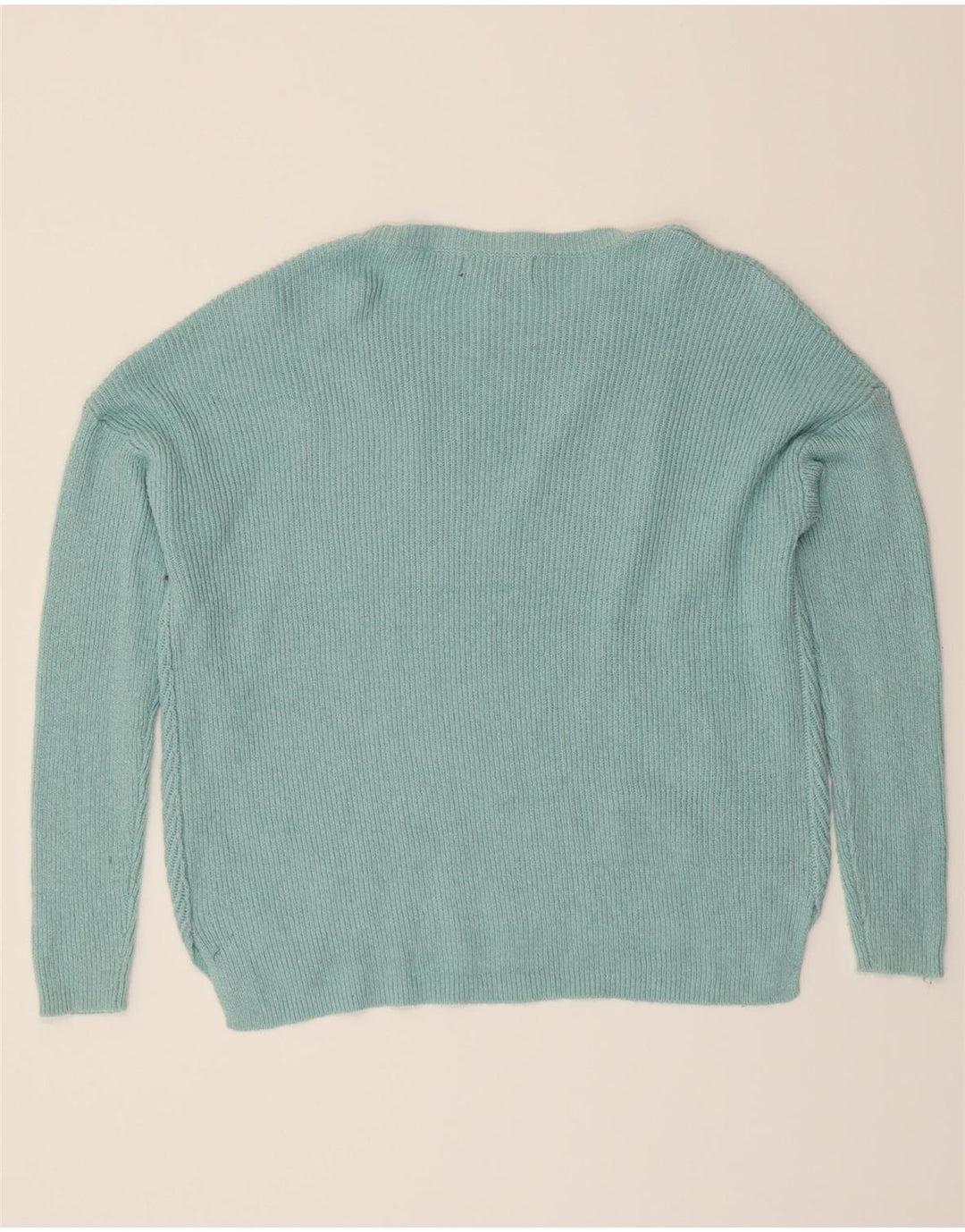 MOSSIMO Womens Boat Neck Jumper Sweater UK 16 Large Blue Cotton Vintage Mossimo and Second-Hand Mossimo from Messina Hembry 