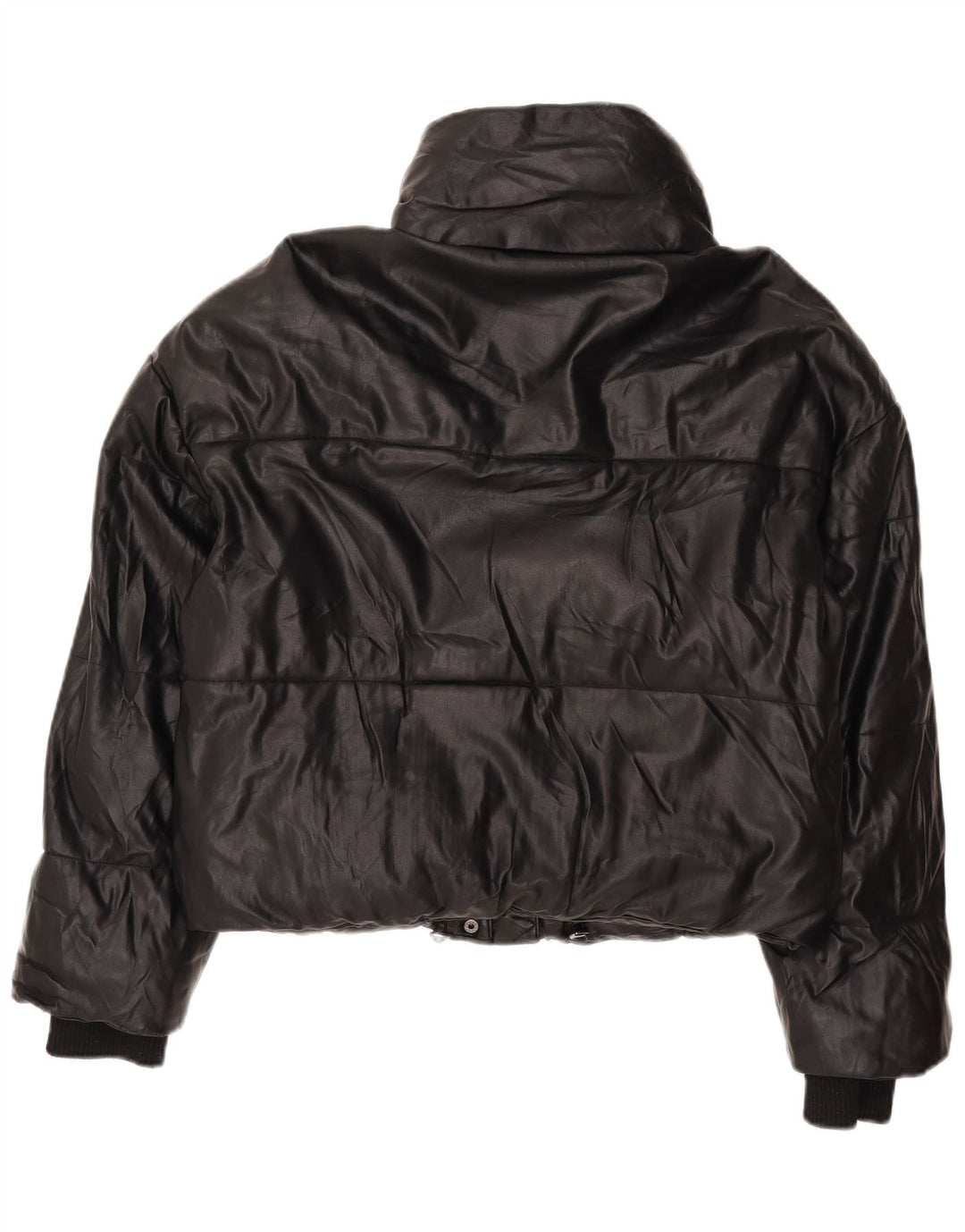 Jaqueta acolchoada oversized feminina Zara UK 6 XS preta