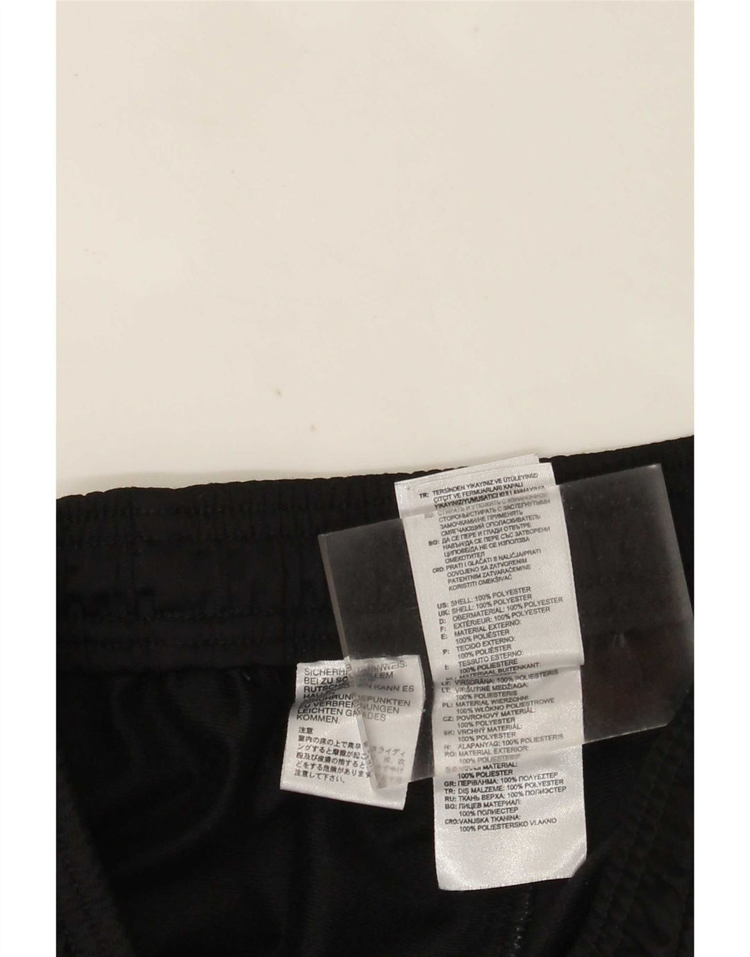 Adidas Mens Treino Calças Joggers Médio Poliéster Preto