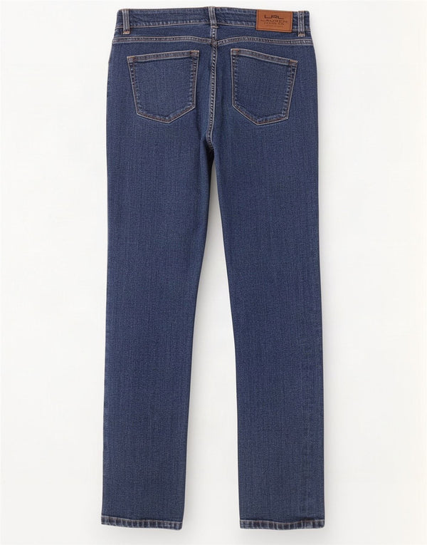 Ralph Lauren Womens Straight Jeans US 4 Small W26 L30 Blue Cotton