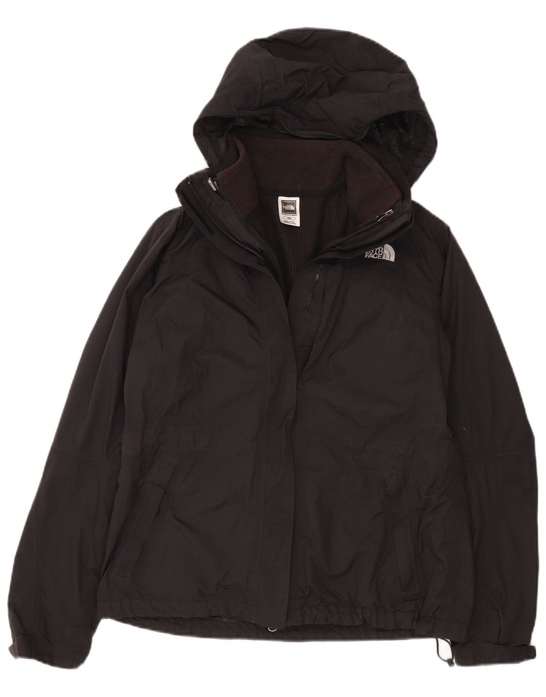 Jaqueta corta-vento feminina com capuz The North Face Reino Unido 12 médio preto