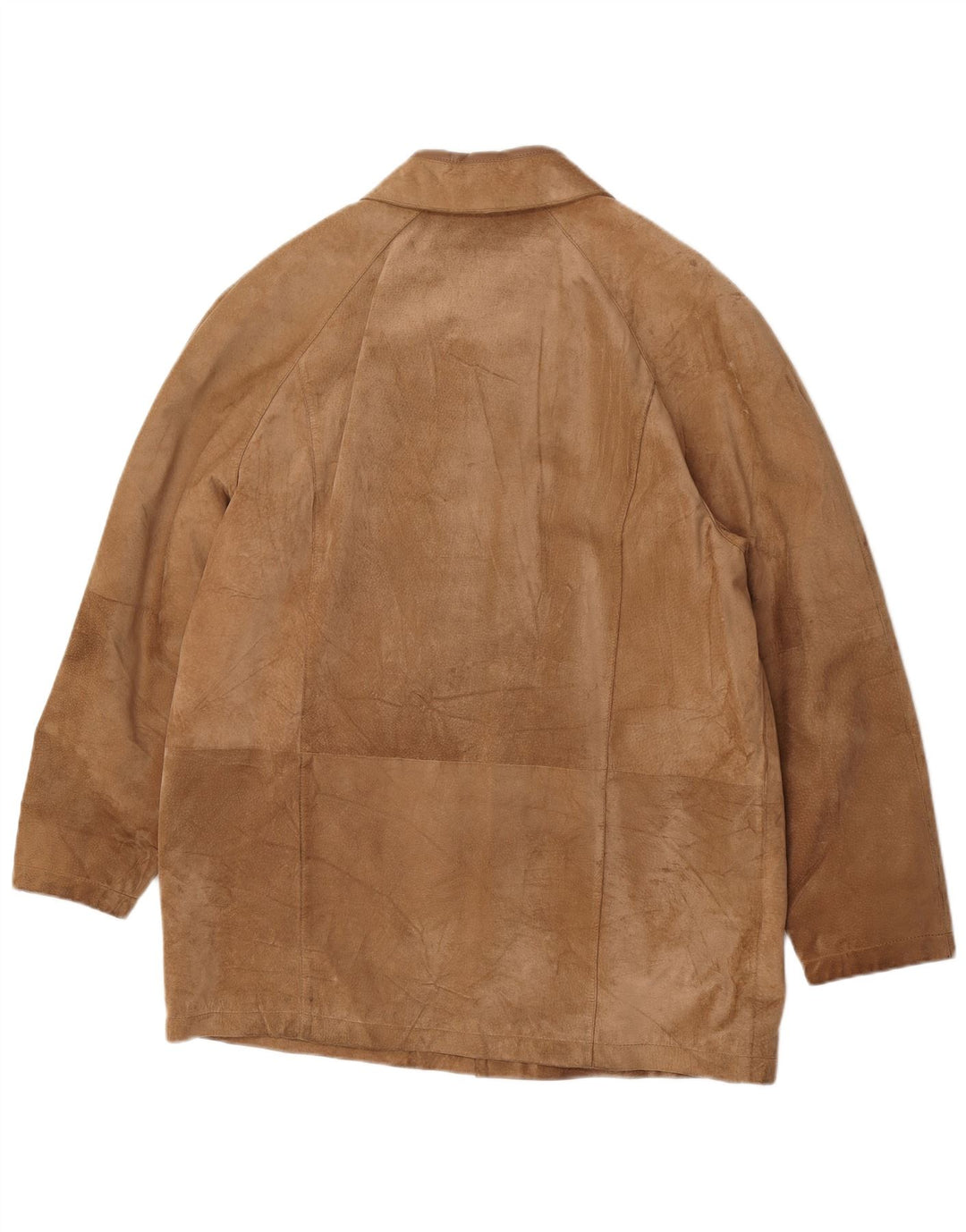 Jaqueta corta-vento masculina Torras em camurça IT 50 grande marrom