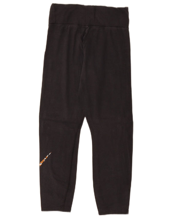 Leggings Nike Femininas Graphic Crop UK 8 Pequenas Pretas