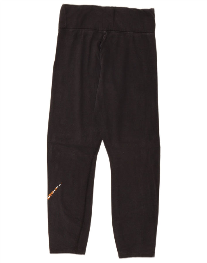 Leggings Nike Femininas Graphic Crop UK 8 Pequenas Pretas
