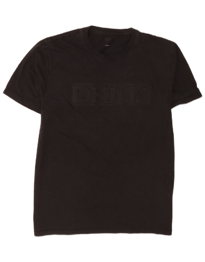 Camiseta gráfica masculina Dkny Top médio preto