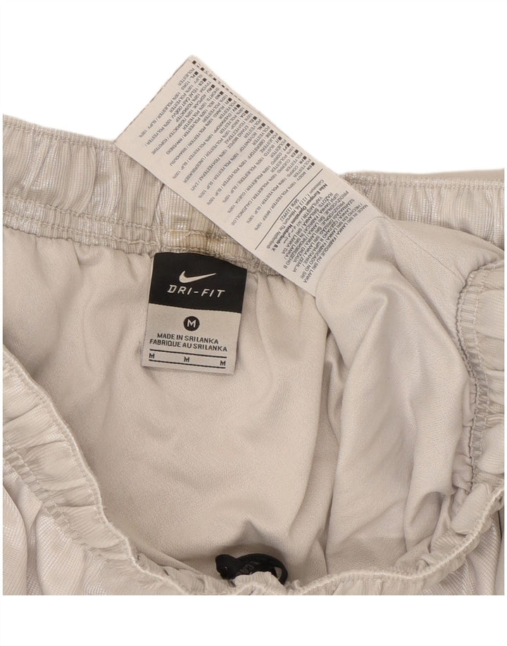 Nike Mens Dri Fit Sport Shorts Médio Listrado Branco Poliéster