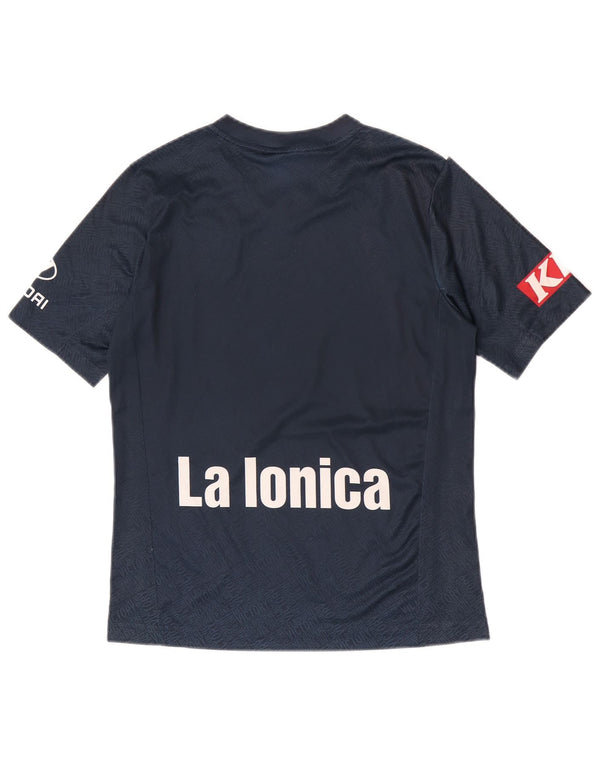 Camiseta Adidas Boys Climalite Graphic Top 13-14 Anos Azul Marinho Poliéster