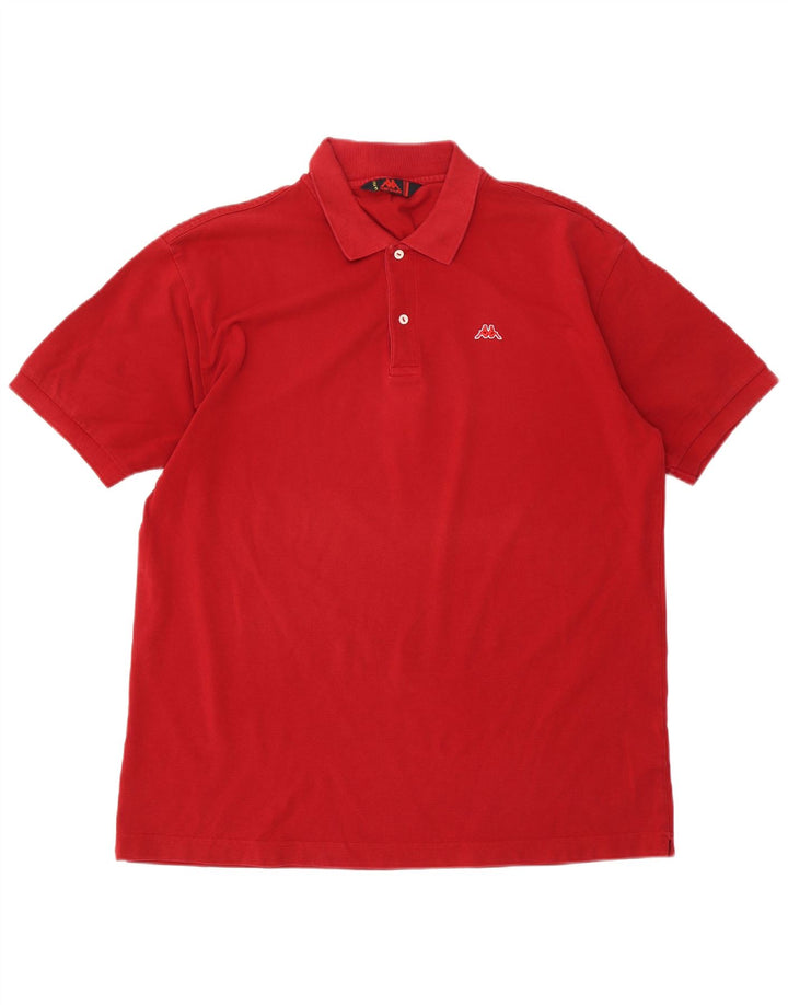 Camisa polo masculina Kappa 3XL algodão vermelho
