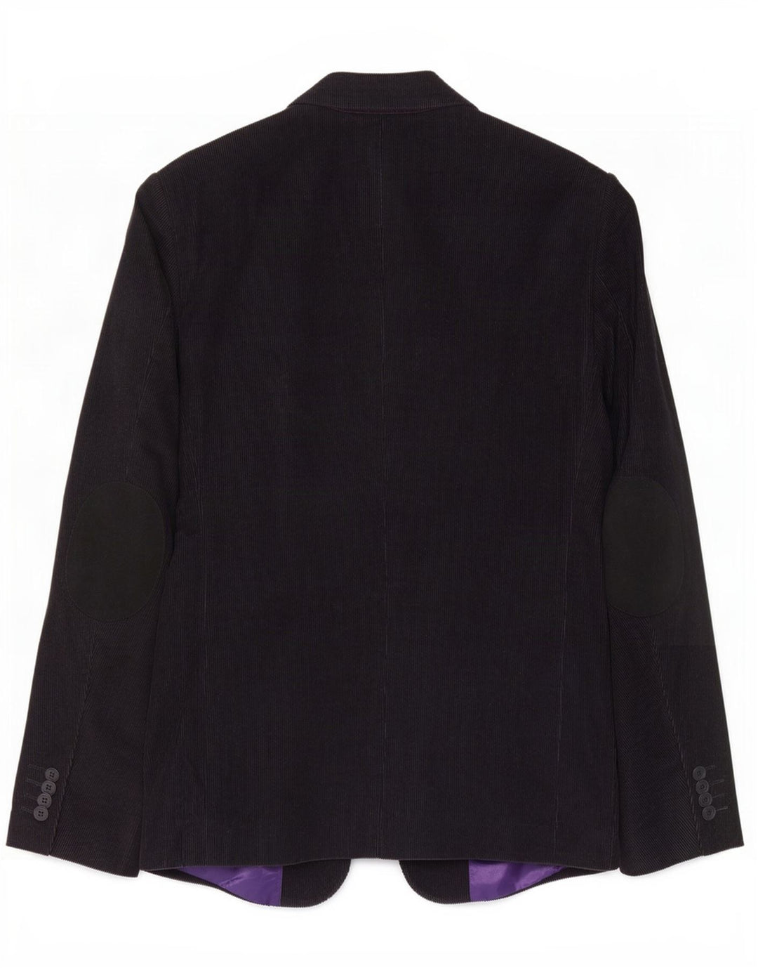 Jaqueta blazer masculina Feraud de veludo cotelê com 2 botões Reino Unido 40 grande algodão azul marinho