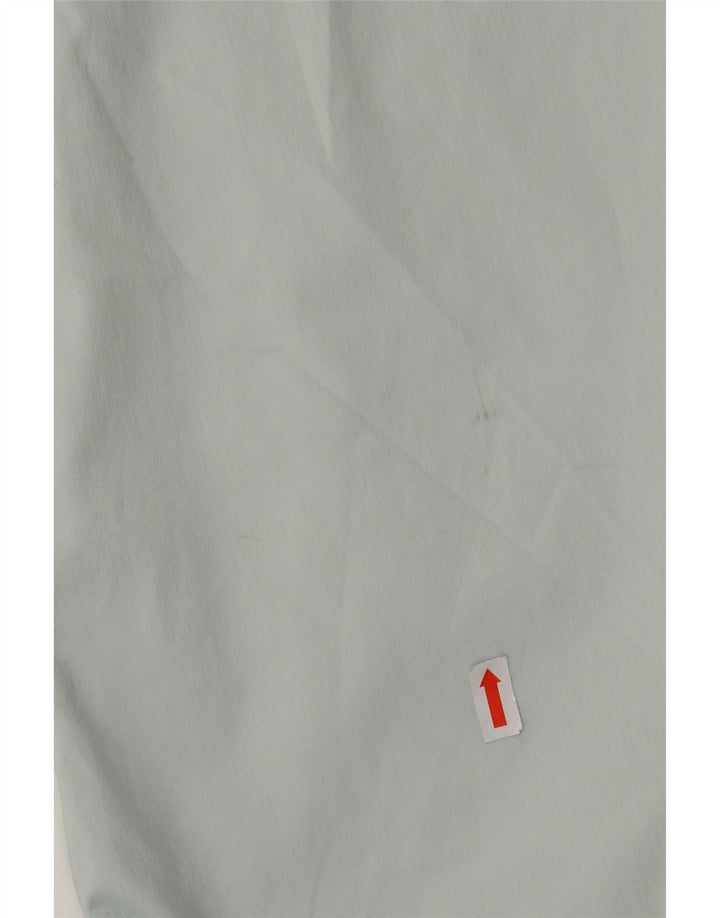 ADIDAS Womens Tracksuit Top Jacket UK 14 Grande Turquesa Poliéster