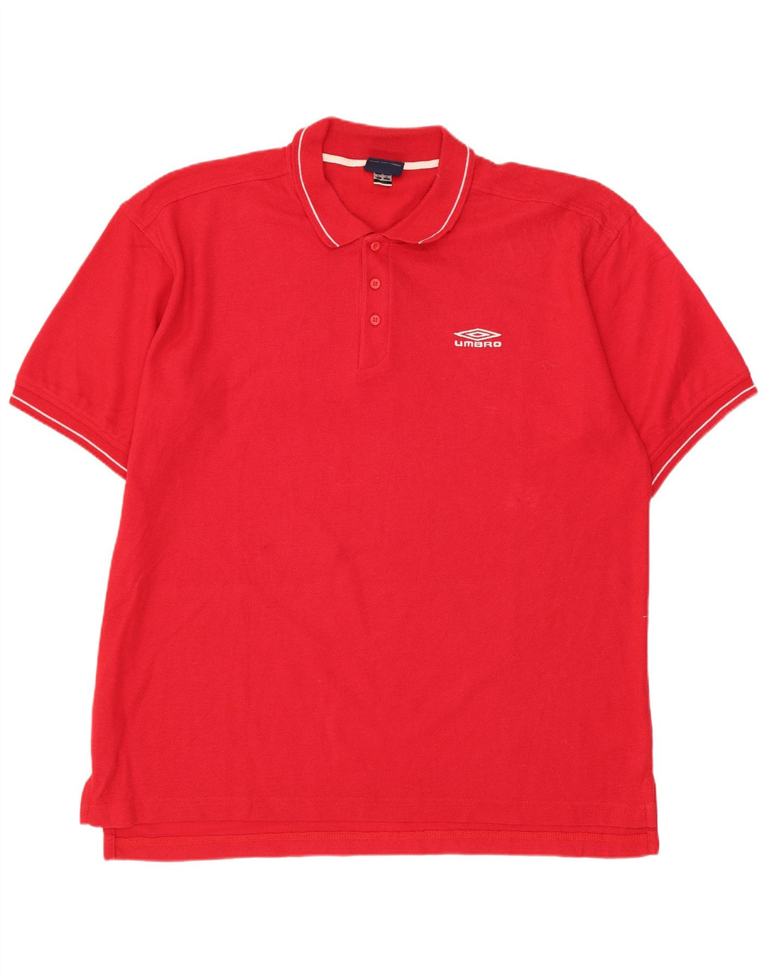 Camisa polo masculina Umbro XL poliéster vermelho