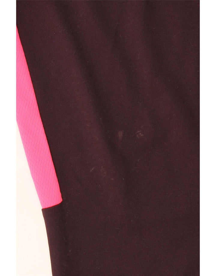 Calça de treino feminina NIKE UK 14 Medium Burgundy Colourblock