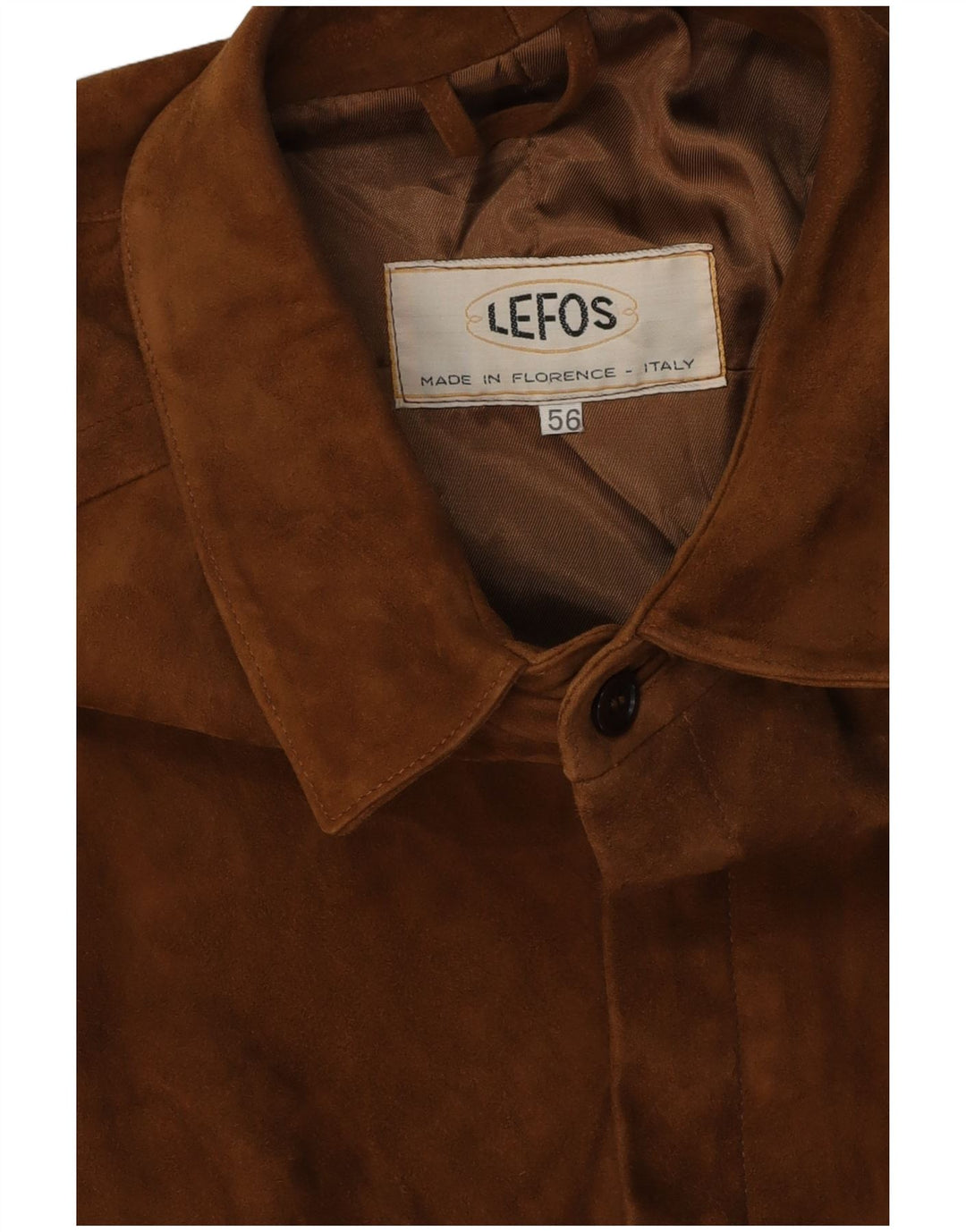 Jaqueta masculina de camurça VINTAGE UK 38 bege médio