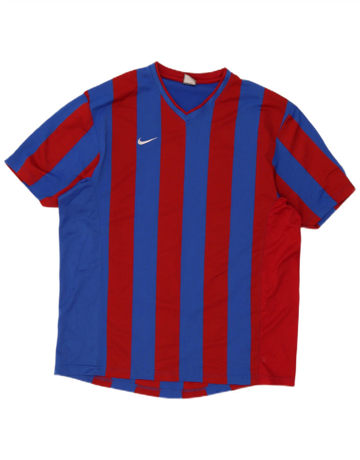 Camiseta masculina Nike Top 2XL poliéster listrado azul