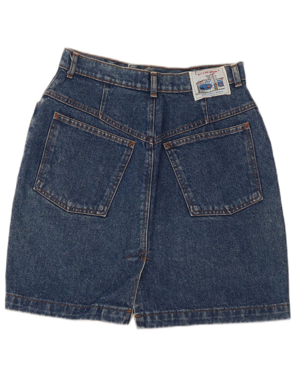 Saia jeans feminina GAP 11-12 anos W26 algodão azul marinho