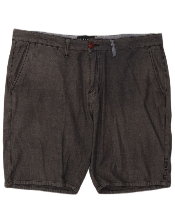 Billabong Mens Chino Shorts W36 Grande Algodão Cinza