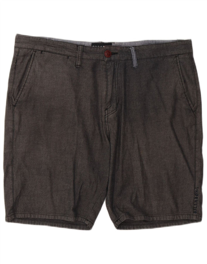Billabong Mens Chino Shorts W36 Grande Algodão Cinza