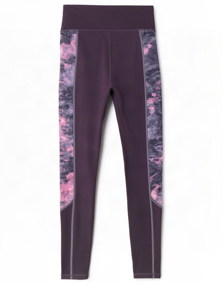 Leggings Under Armour feminino com padrão abstrato UK 6 XS azul marinho