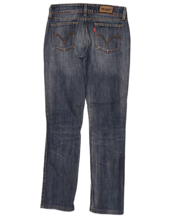 Calça jeans feminina Levi's 571 Slim W29 L30 azul algodão