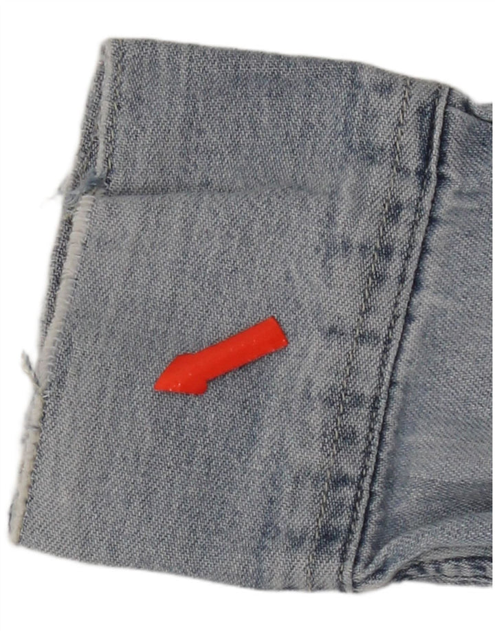 Camisa jeans feminina Rifle Regular Fit Reino Unido 12 algodão azul médio