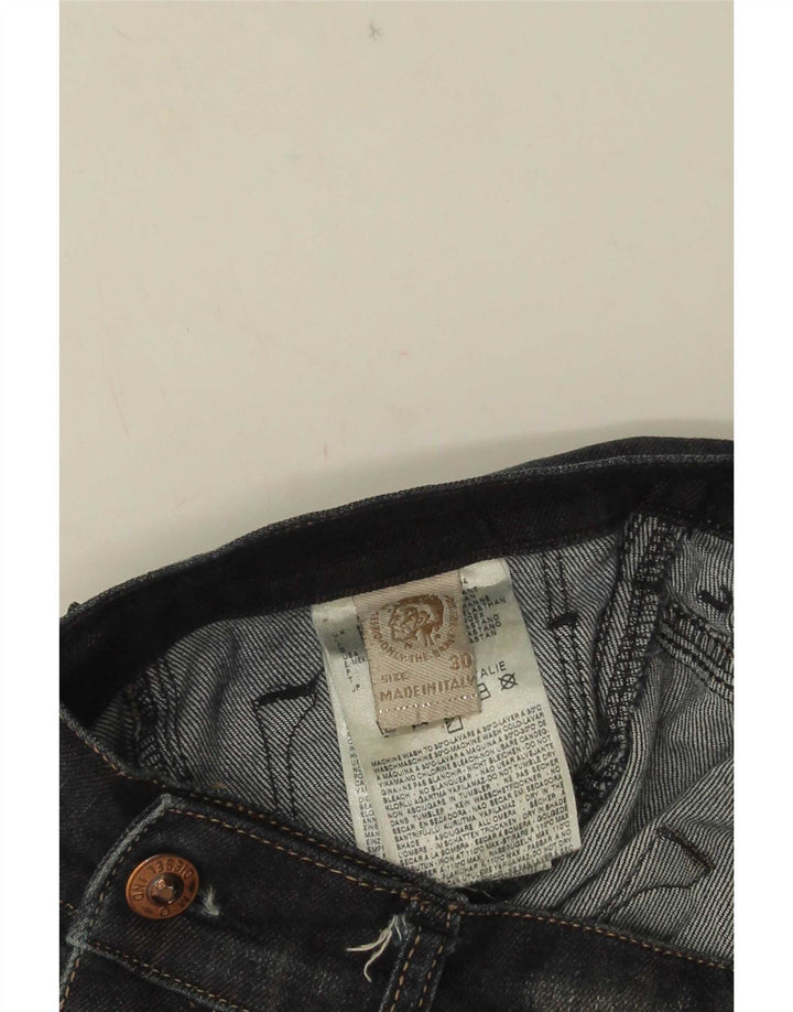 Jeans Slim Feminino Diesel W30 L28 Azul Algodão
