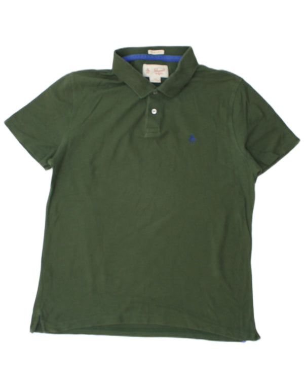 Camisa polo masculina PENGUIN Heritage Slim Fit grande algodão verde