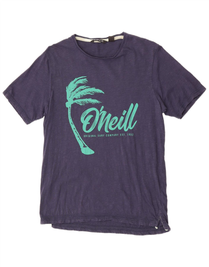 Camiseta gráfica masculina O'Neill top pequeno algodão azul marinho
