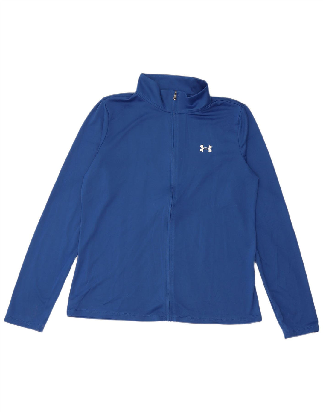 Under Armour Womens Tracksuit Top Jacket UK 10 Pequeno Azul