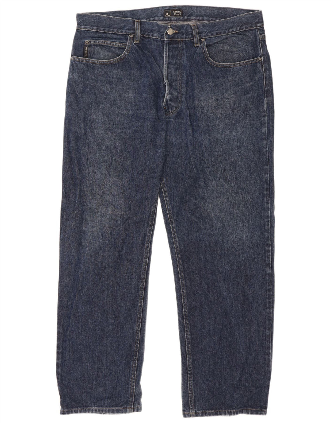 Calça jeans reta masculina Armani W40 L30 azul