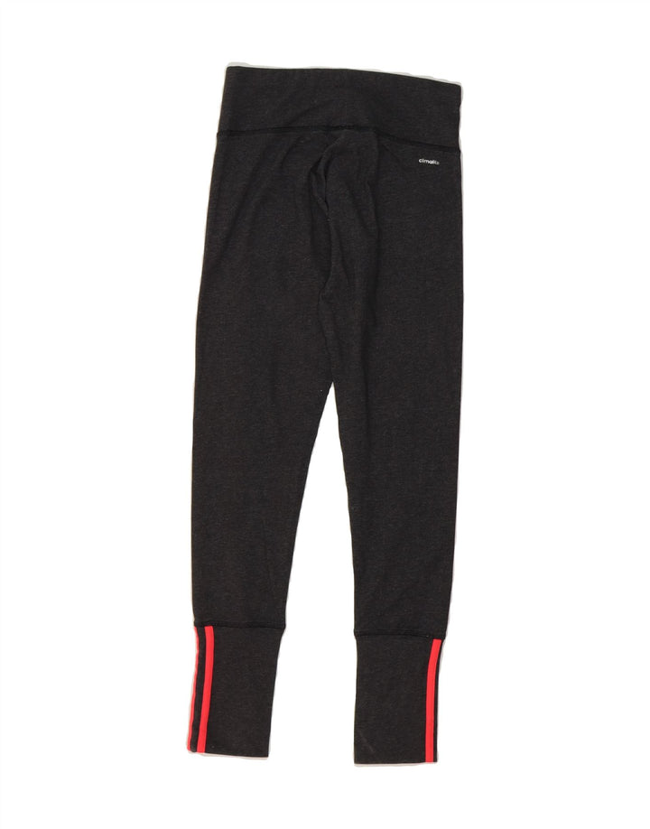 ADIDAS Womens Climalite Leggings UK 6 XS Grey Cotton Vintage Adidas and Second-Hand Adidas from Messina Hembry 