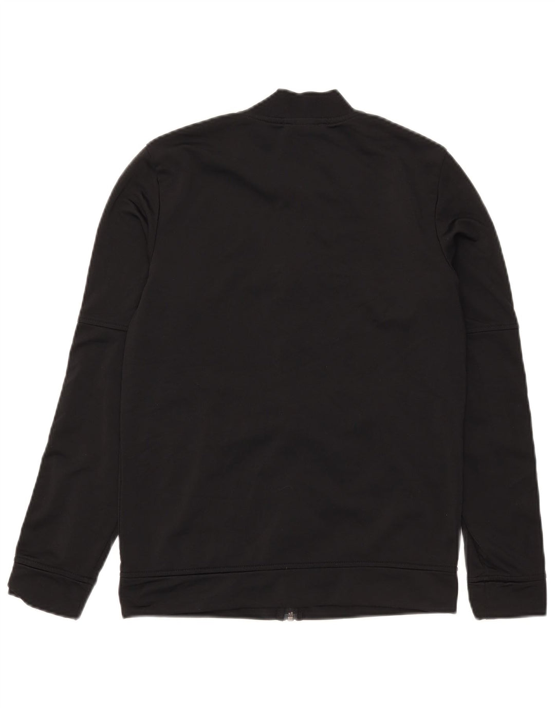 Adidas Womens Tracksuit Top Jacket UK 12/14 Médio Preto Poliéster