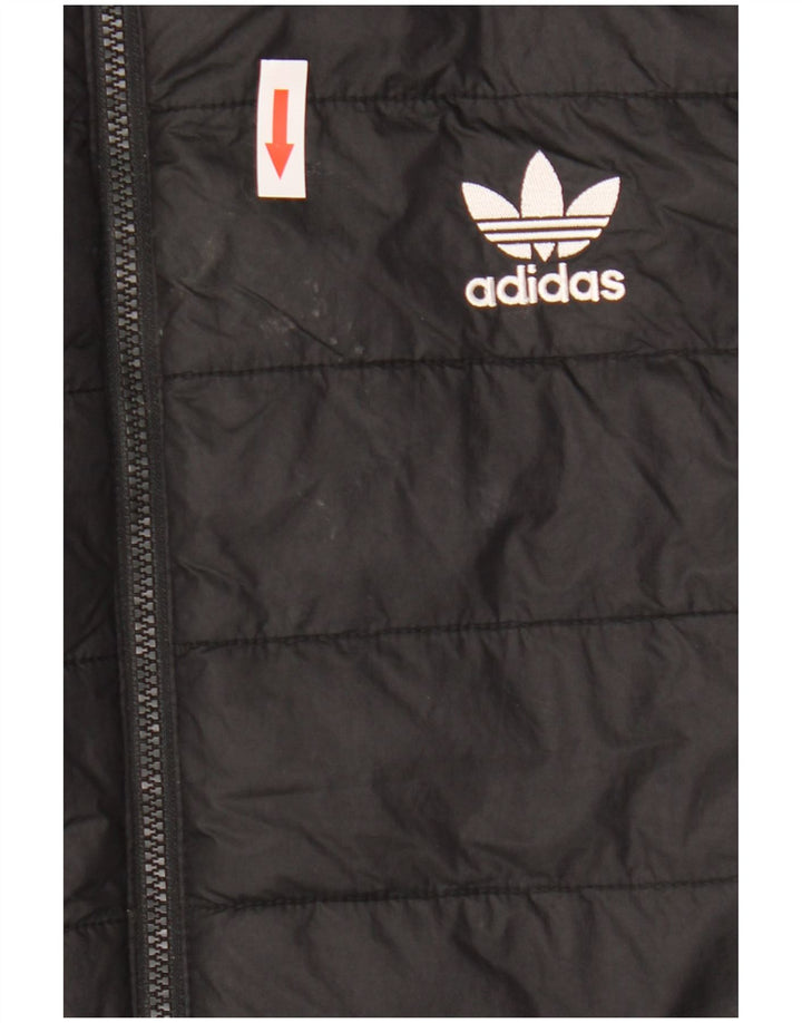 Colete acolchoado masculino Adidas UK 38 médio preto poliamida
