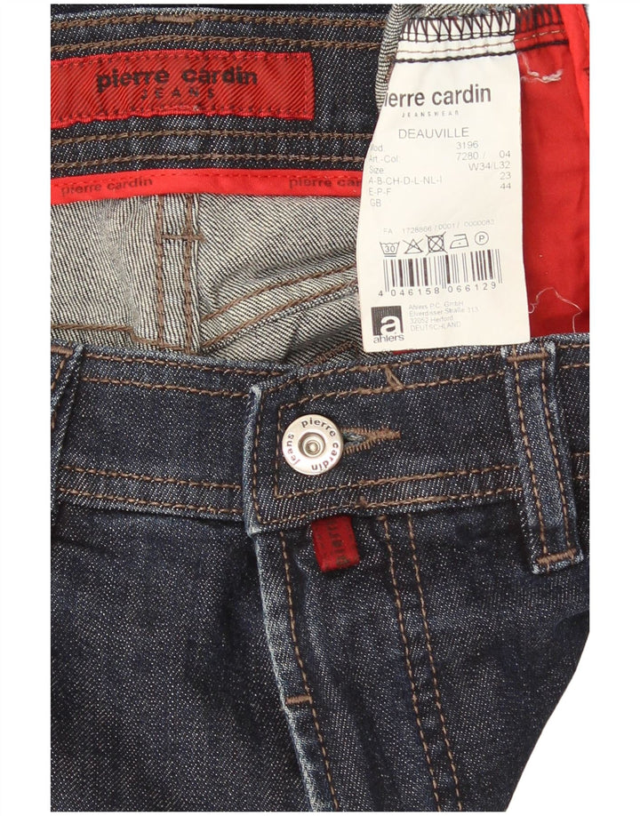 Pierre Cardin Mens Jeans retos W34 L32 Azul marinho