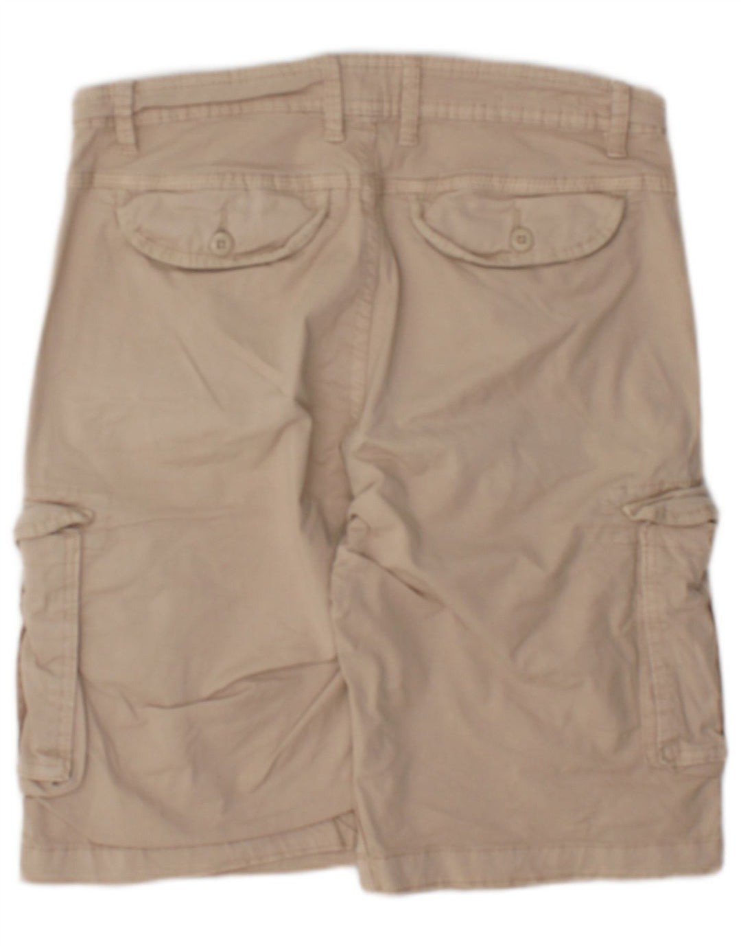 Shorts cargo masculino Jack & Jones pequeno W29 algodão bege