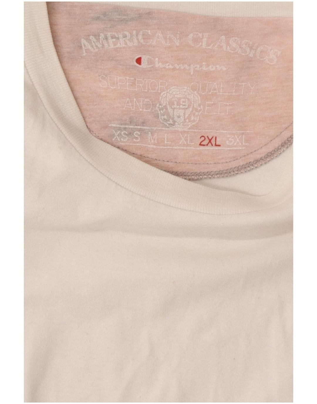 Camiseta masculina Champion Top 2XL branca