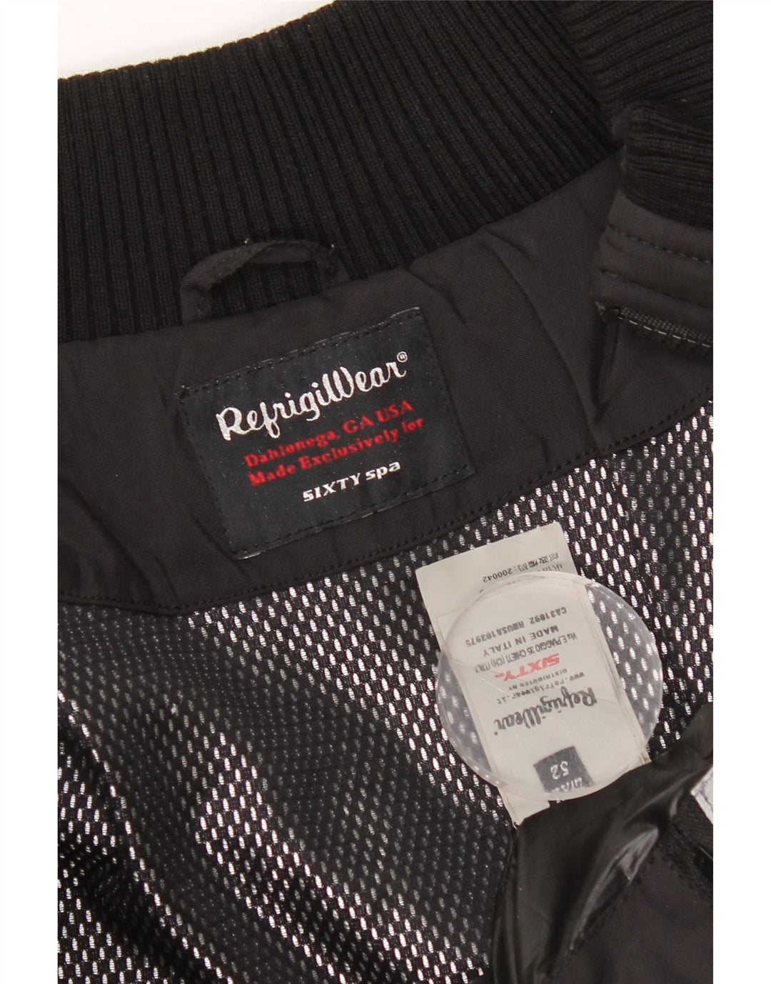Jaqueta de chuva feminina Refrigiwear IT 52 2XL nylon preto