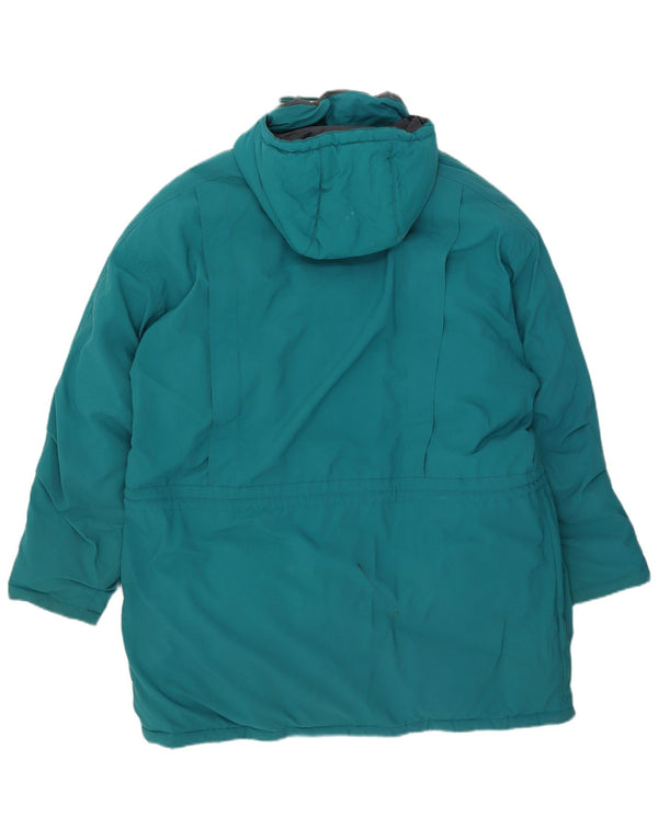 Casaco corta-vento masculino Valmeline com capuz UK 42 XL azul nylon