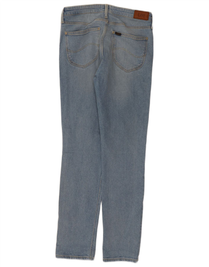 Lee Womens Elly Slim Jeans W27 L31 Azul Algodão