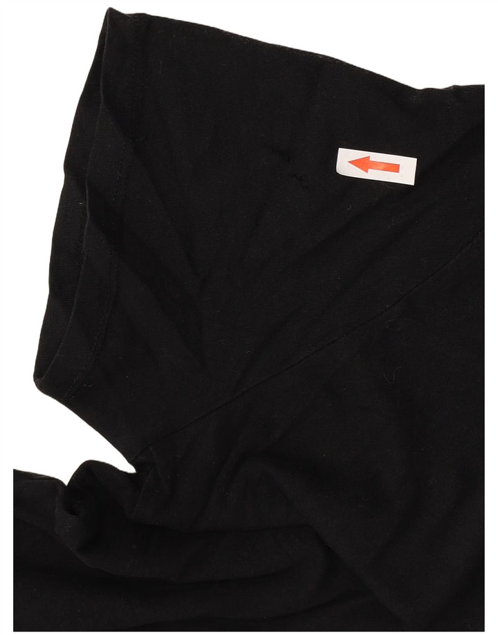 Camiseta feminina Zara UK 16 grande preta