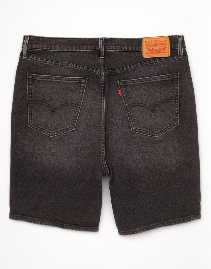 Shorts jeans masculino 541 Levi's W36 grande algodão preto