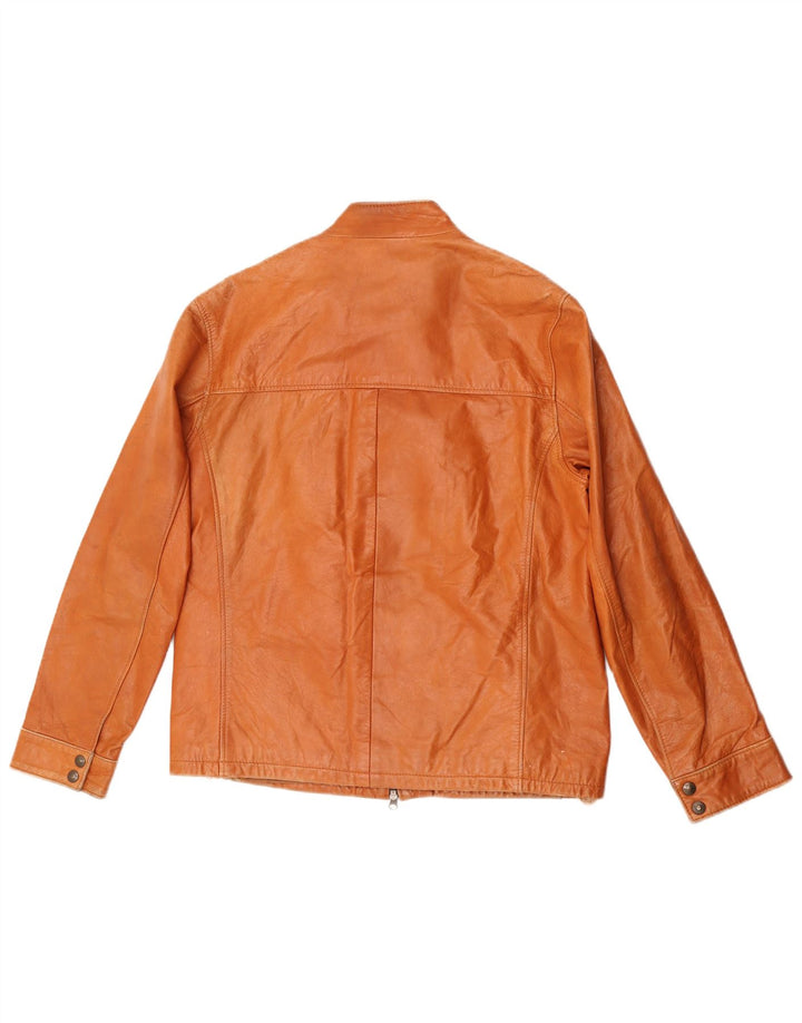 Jaqueta de couro masculina Desi IT 52 XL couro marrom