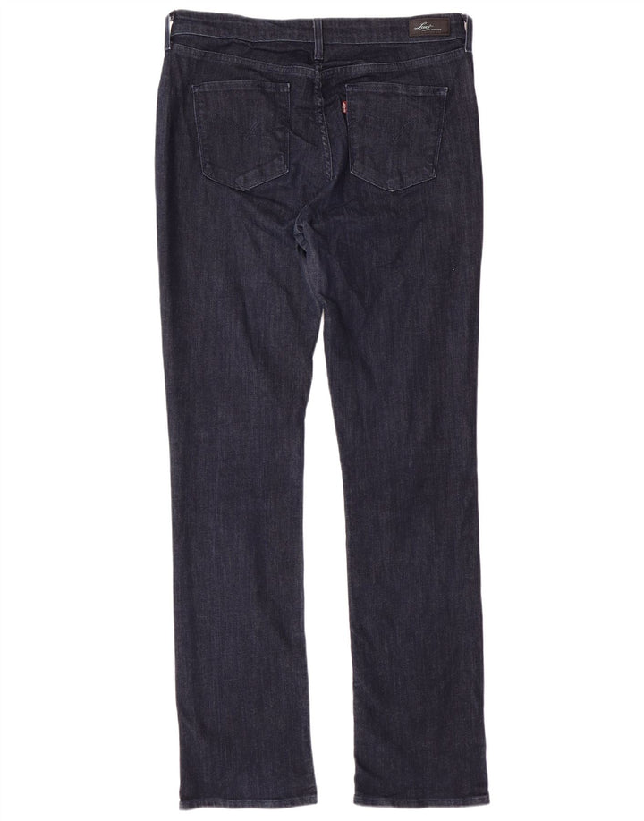 Jeans slim feminino LEVI'S W32 L34 algodão azul marinho