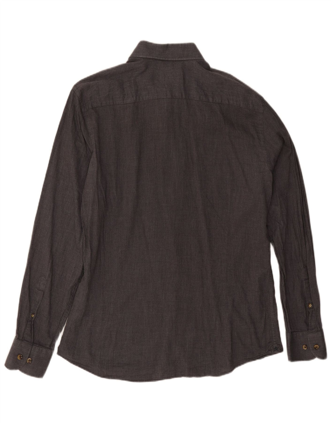 Camisa masculina Hackett Slim Fit grande algodão cinza