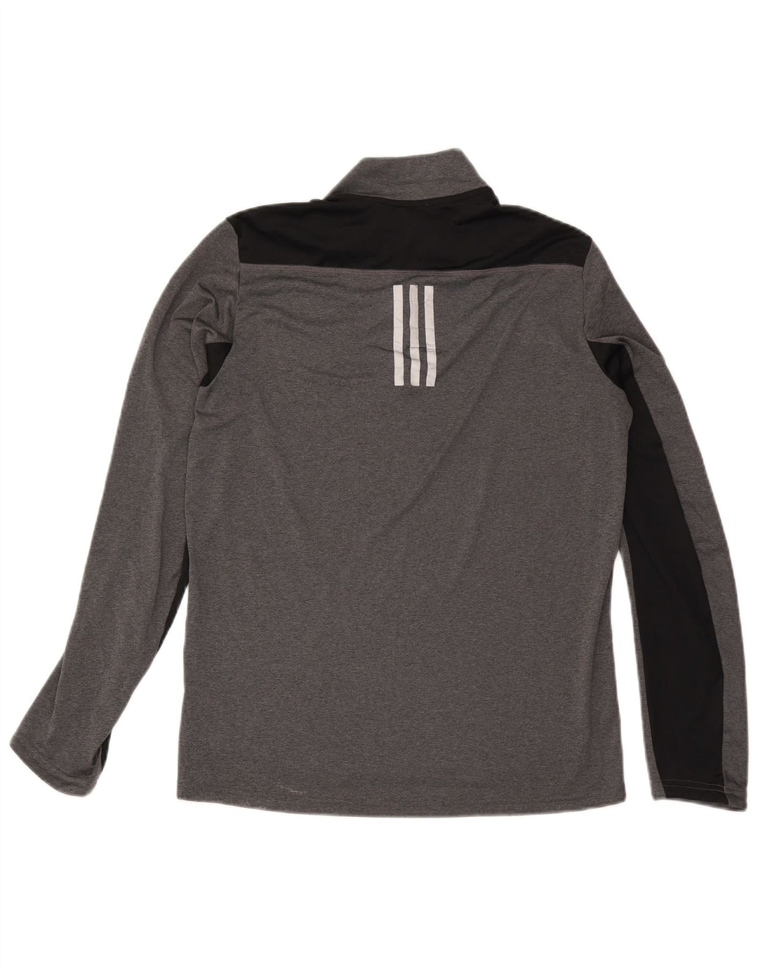 Adidas Mens Aeroready Pullover Treino Top Cinza Médio Colourblock